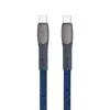 USB laidas Rivacase PS6105 BL12 USB 2.0 1.2m USB C mėlynas