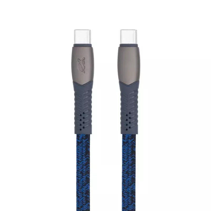 USB laidas Rivacase PS6105 BL12 USB 2.0 1.2m USB C mėlynas
