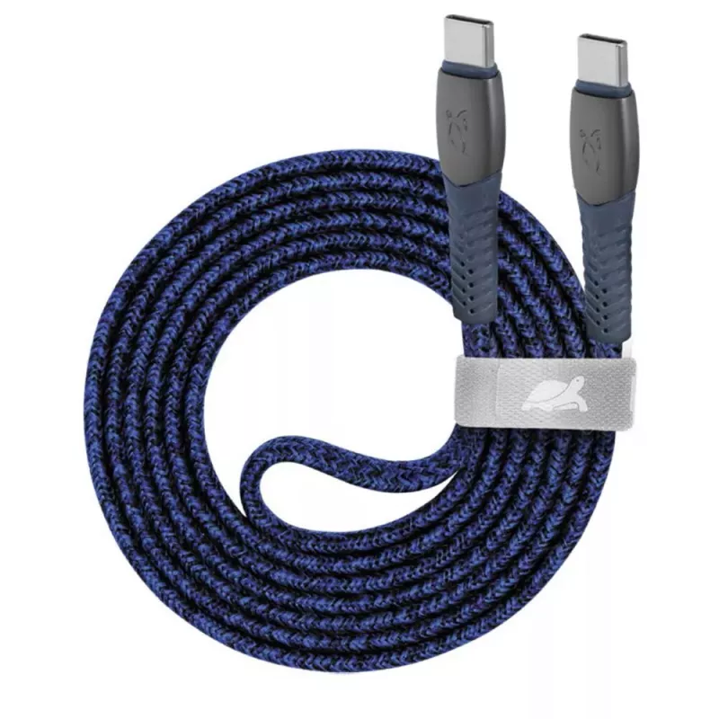 USB laidas Rivacase PS6105 BL12 USB 2.0 1.2m USB C mėlynas