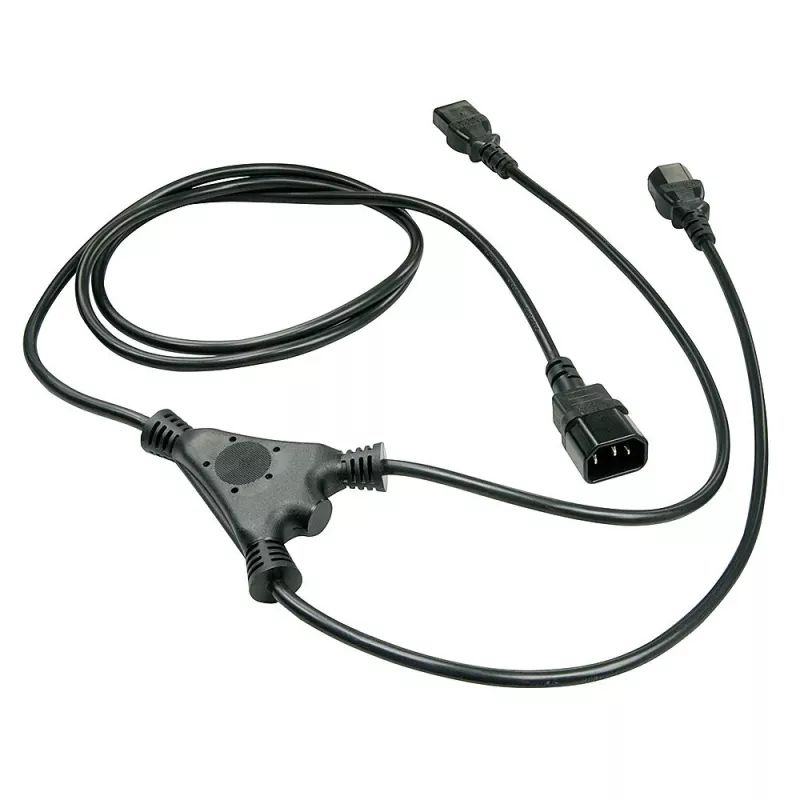 Lindy 1 m IEC skirstytuvų laidas, IEC C14 į 2 x IEC C13