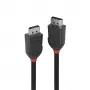 Lindy 0,5 m DisplayPort 1.2 laidas, Juoda Line