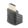 Lindy HDMI lizdas į HDMI kištuką 90 laipsnių stačiojo kampo adapteris – žemyn