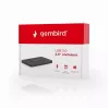 HDD dėklas GEMBIRD EE2-U3S-3 2,5 colio SATA diskams, 1 vieta, Micro-USB B, USB 3.2 Gen 1, iki 2 TB, juodas
