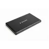 HDD dėklas GEMBIRD EE2-U3S-3 2,5 colio SATA diskams, 1 vieta, Micro-USB B, USB 3.2 Gen 1, iki 2 TB, juodas