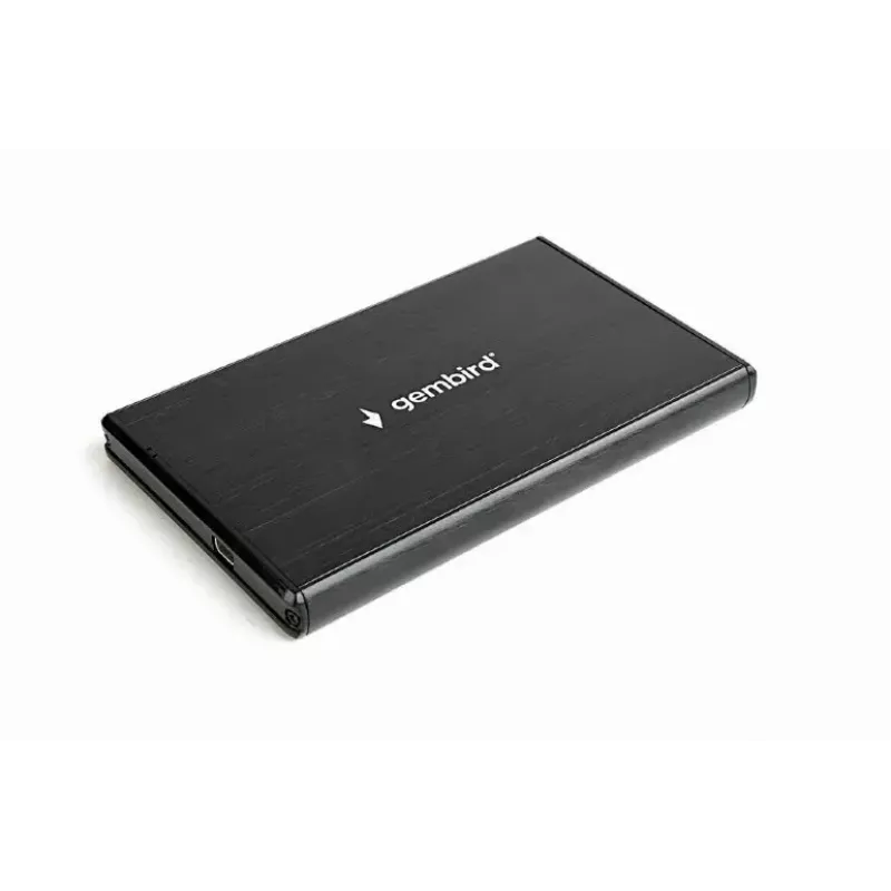 HDD dėklas GEMBIRD EE2-U3S-3 2,5 colio SATA diskams, 1 vieta, Micro-USB B, USB 3.2 Gen 1, iki 2 TB, juodas