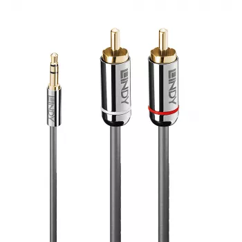 Lindy 0,5 m 3,5 mm – Phono garso kabelis, Cromo Line