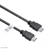 Neomounts HDMI3MM HDMI kabelis - 1 metras, 1 m, HDMI A tipo (standartinis), HDMI A tipo (standartinis), 10,2 Gbit/s, juodas