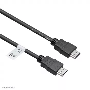 Neomounts HDMI3MM HDMI kabelis - 1 metras, 1 m, HDMI A tipo (standartinis), HDMI A tipo (standartinis), 10,2 Gbit/s, juodas