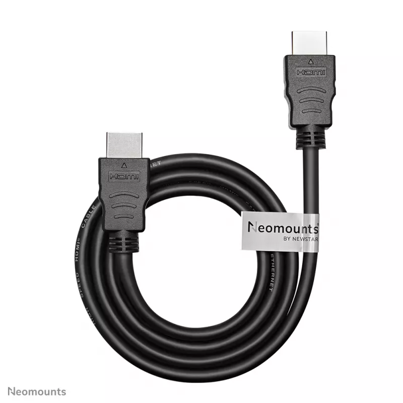 Neomounts HDMI3MM HDMI kabelis - 1 metras, 1 m, HDMI A tipo (standartinis), HDMI A tipo (standartinis), 10,2 Gbit/s, juodas