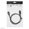 Neomounts HDMI3MM HDMI kabelis - 1 metras, 1 m, HDMI A tipo (standartinis), HDMI A tipo (standartinis), 10,2 Gbit/s, juodas