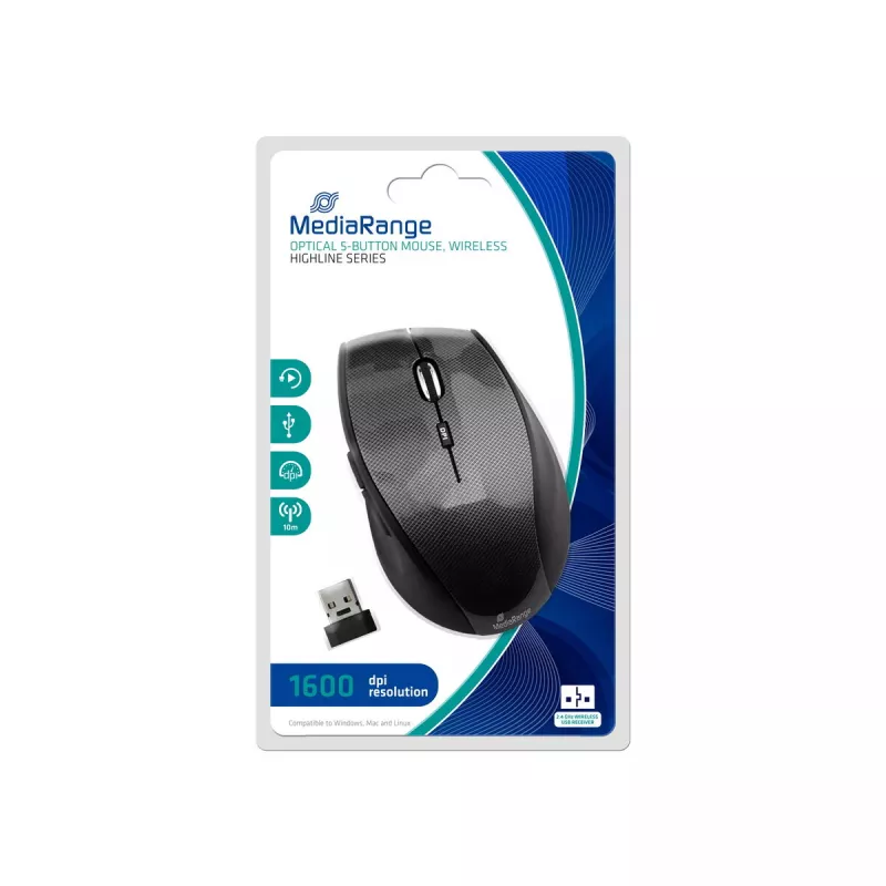 Pelė MediaRange MROS207 RF belaidė optinė