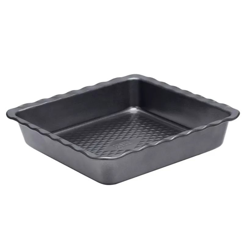 Lazanijos kepimo indas Resto Kitchenware 96115 stačiakampis anglinis plienas 255x255x50 mm