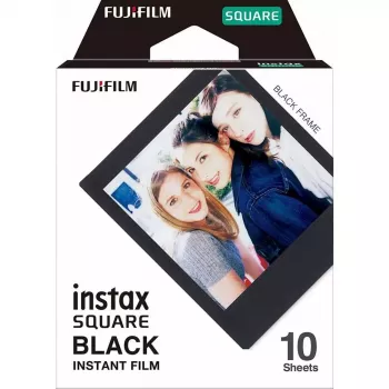 Momentinės nuotraukų juostelės Fujifilm Instax Square juodas rėmelis
