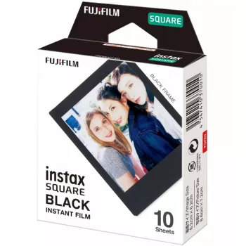 Momentinės nuotraukų juostelės Fujifilm Instax Square juodas rėmelis