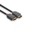 Lindy 1 m DisplayPort 1.4 kabelis, Anthra Line, 1 m, DisplayPort, DisplayPort, kištukas, kištukas, 7680 x 4320 pikselių