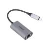 USB 3.0 Type-C į RJ45 adapteris DAHUA TC31 — 1000 Mbit/s, maitinamas per USB, pilkas