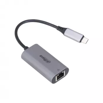 USB 3.0 Type-C į RJ45 adapteris DAHUA TC31 — 1000 Mbit/s, maitinamas per USB, pilkas