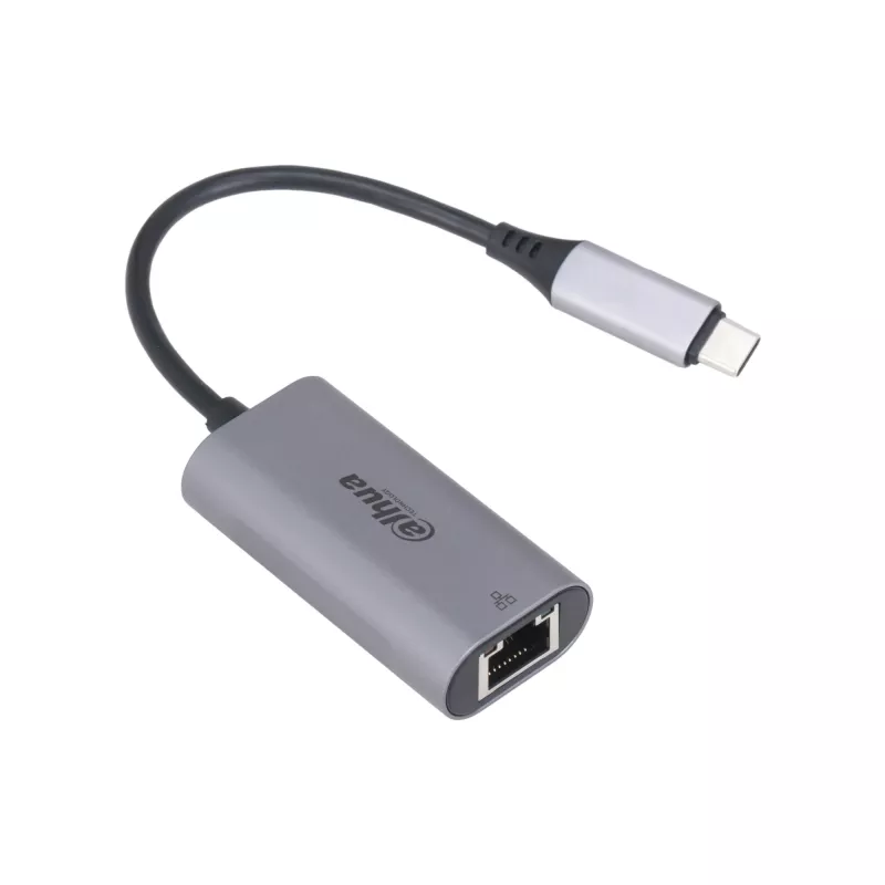 USB 3.0 Type-C į RJ45 adapteris DAHUA TC31 — 1000 Mbit/s, maitinamas per USB, pilkas