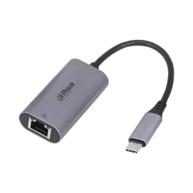 USB 3.0 Type-C į RJ45 adapteris DAHUA TC31 — 1000 Mbit/s, maitinamas per USB, pilkas