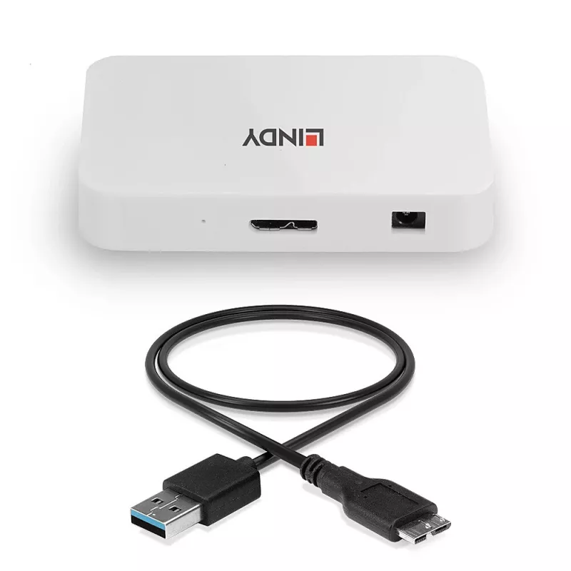 USB šakotuvas Lindy USB 3.0 šakotuvas Basic 4 prievadai