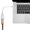 Lindy 0,20 m Mini DisplayPort į DisplayPort adapterio kabelis, 0,15 m, Mini DisplayPort, DisplayPort, Kištukas, Lizdas, Balta