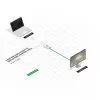 Lindy 0,20 m Mini DisplayPort į DisplayPort adapterio kabelis, 0,15 m, Mini DisplayPort, DisplayPort, Kištukas, Lizdas, Balta