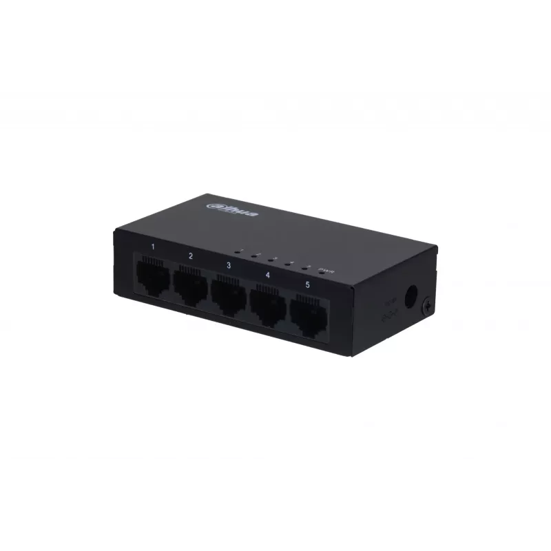 „Dahua Technology Access“ 5 prievadų nevaldomas gigabitas komutatorius, nevaldomas, L2, Gigabit Ethernet (10/100/1000)