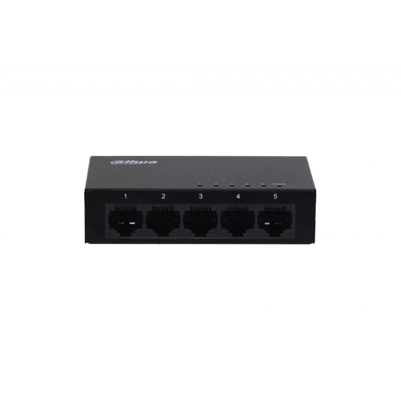 „Dahua Technology Access“ 5 prievadų nevaldomas gigabitas komutatorius, nevaldomas, L2, Gigabit Ethernet (10/100/1000)