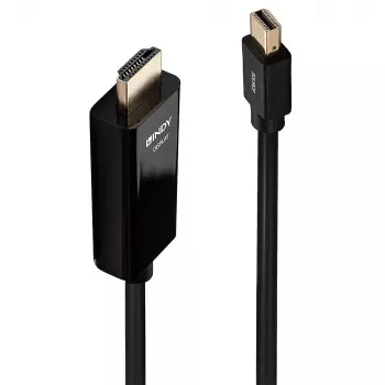 Lindy 1 m Mini DisplayPort į HDMI 10.2G laidas