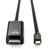 Lindy 1 m Mini DisplayPort į HDMI 10.2G laidas