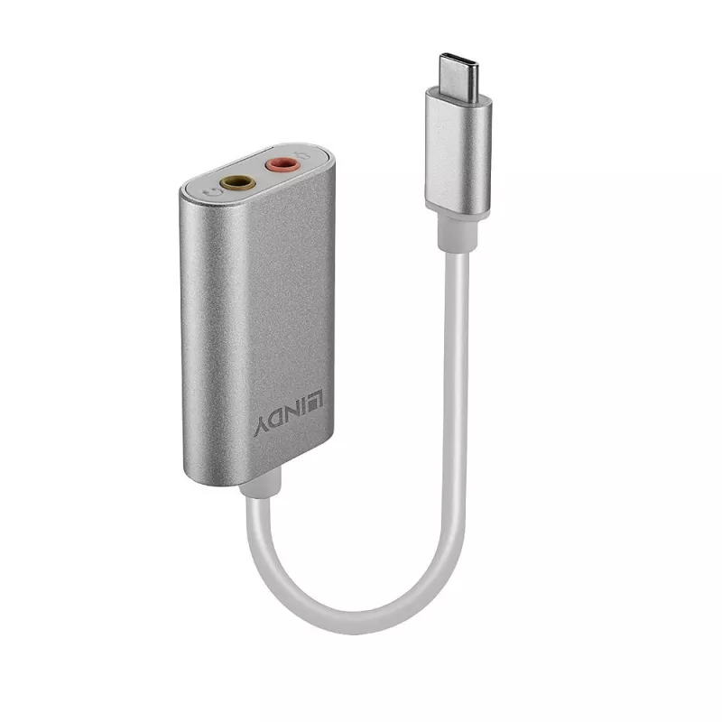 USB Type C garso keitiklis Lindy 42711