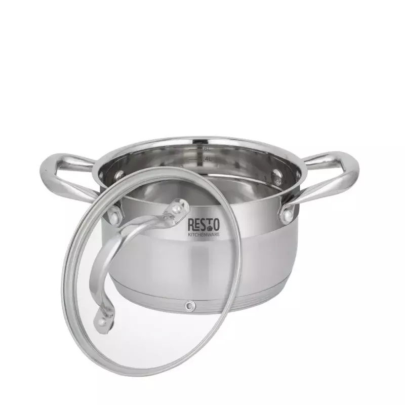 Resto Kitchenware Rigel 1,9 l apvalus nerūdijančio plieno puodas