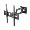 TV laikiklis prie sienos Gembird WM-55ST-03 32–55 colių ekranams, VESA iki 400x400, pasvirimas -18°/5°, pasukimas ±90°, maks. apkrova 35 kg, juodas