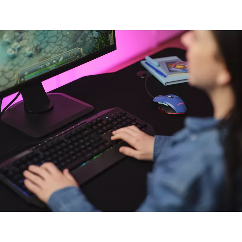 Trust GXT109B FELOX pelė Žaidimų Abiem rankoms tinkama USB Type-A 6400 DPI