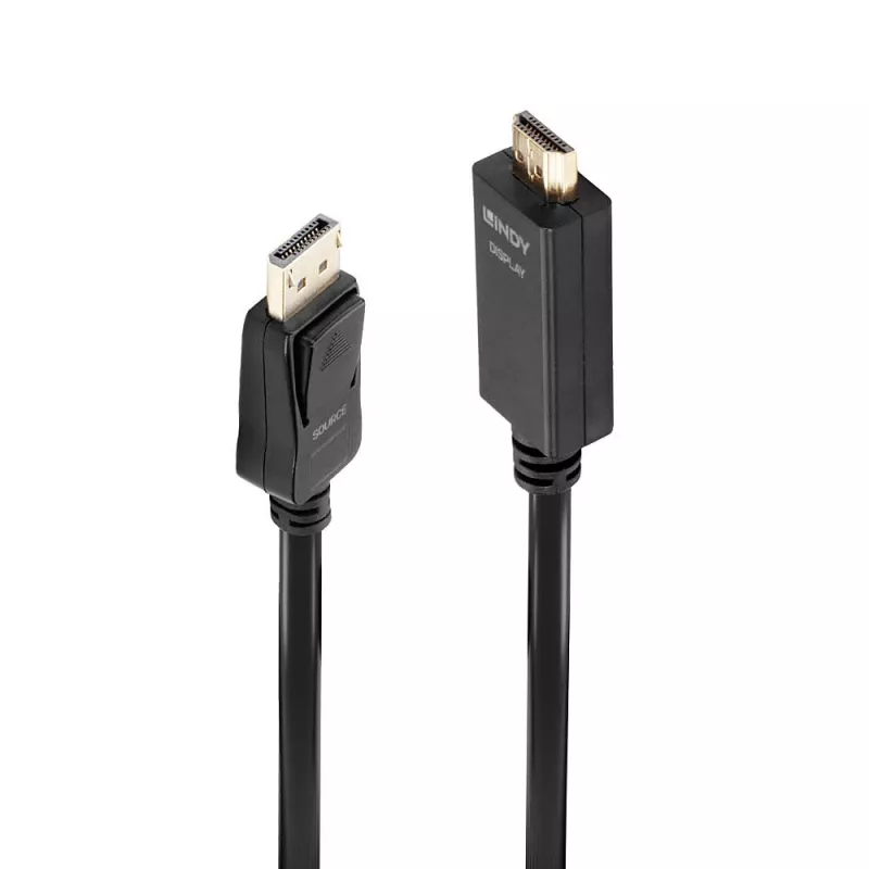 Lindy 3 m DisplayPort į HDMI 10,2G kabelis