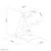 Neomounts DS10-150SL1 telefono stovas iki 4,7 colio – sulankstomas – universalus