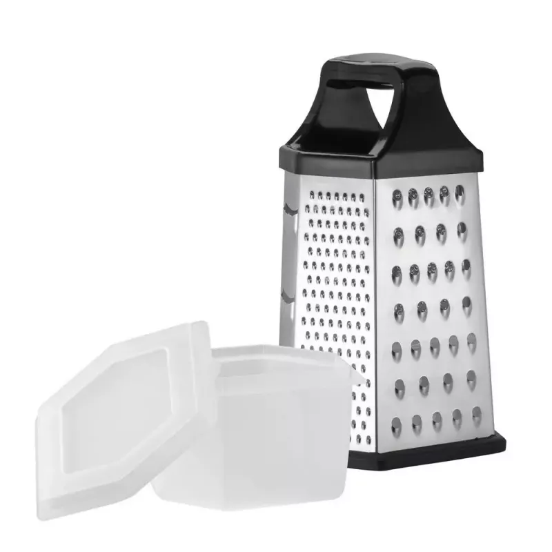 Dėžutinė tarka Resto Kitchenware 95413 Juoda Nerūdijantis plienas