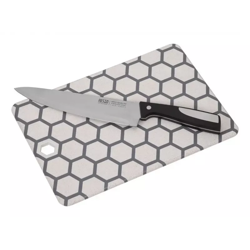 Resto Kitchenware 95403 pjaustymo lenta stačiakampė plastikinė pilka balta