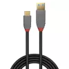 Lindy 0,5 m USB 3.2 Type A to C laidas, 10 Gbps, 5 A, PD, Anthra Line