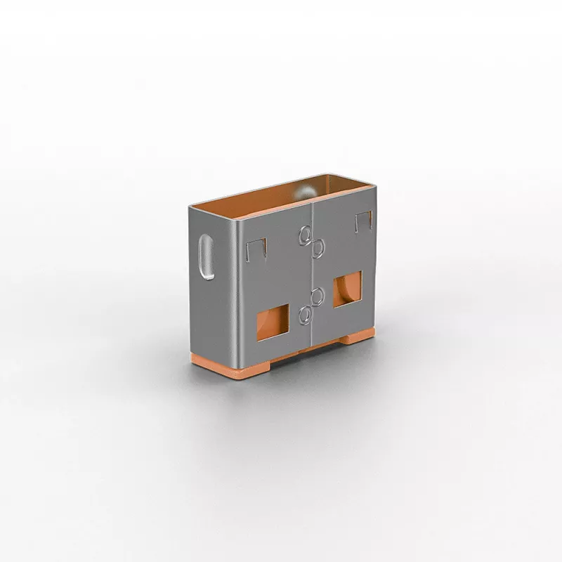 Lindy USB prievado blokatorius (be rakto) - pakuotėje 10 vnt., Spalvos kodas: Oranžinė