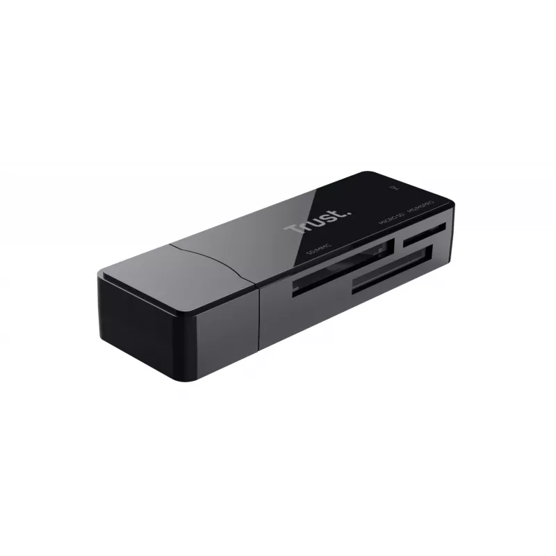 Trust NANGA kortelių skaitytuvas USB 3.2 Gen 1 (3.1 Gen 1) Type-A, juodas