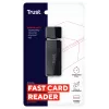 Trust NANGA kortelių skaitytuvas USB 3.2 Gen 1 (3.1 Gen 1) Type-A, juodas