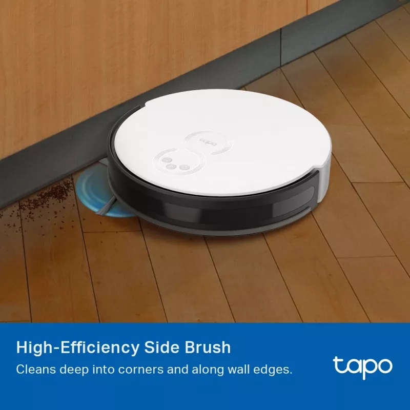 Priedų rinkinys TP-Link Tapo RVA100 robotui dulkių siurbliui — 2 plaunami HEPA filtrai, pagrindinis šepetys, 2 šoniniai šepetėliai (juoda / balta)