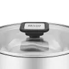 Resto Kitchenware Anser 2,5 L apvalus juodas nerūdijančio plieno puodas