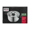 Resto Kitchenware Anser 2,5 L apvalus juodas nerūdijančio plieno puodas