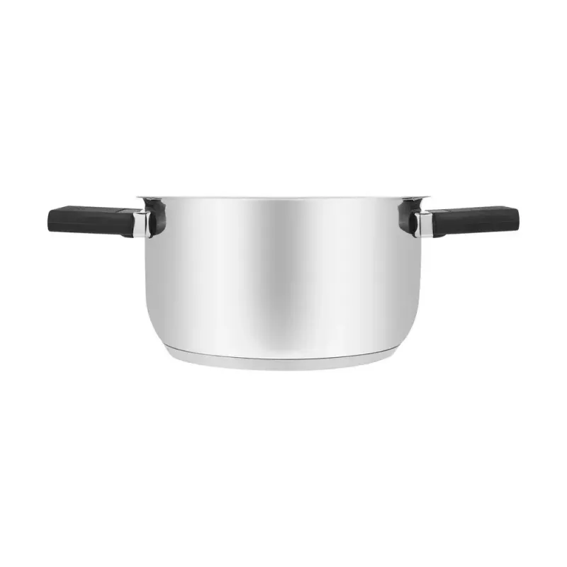 Resto Kitchenware Anser 2,5 L apvalus juodas nerūdijančio plieno puodas
