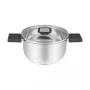 Resto Kitchenware Anser 2,5 L apvalus juodas nerūdijančio plieno puodas