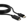 Lindy 5m DisplayPort į HDMI 10.2G kabelis, 5 m, DisplayPort, HDMI Type A (Standard), kištukas, kištukas, 3840 x 2160 pikselių
