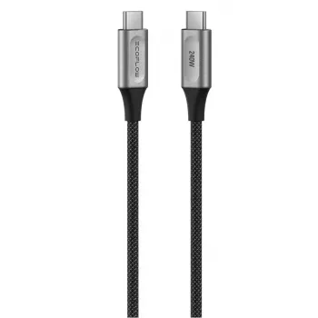 USB-C į USB-C laidas EcoFlow EFA-240W-C-C-CABLE-EU, 240 W, nailoninis pynimas