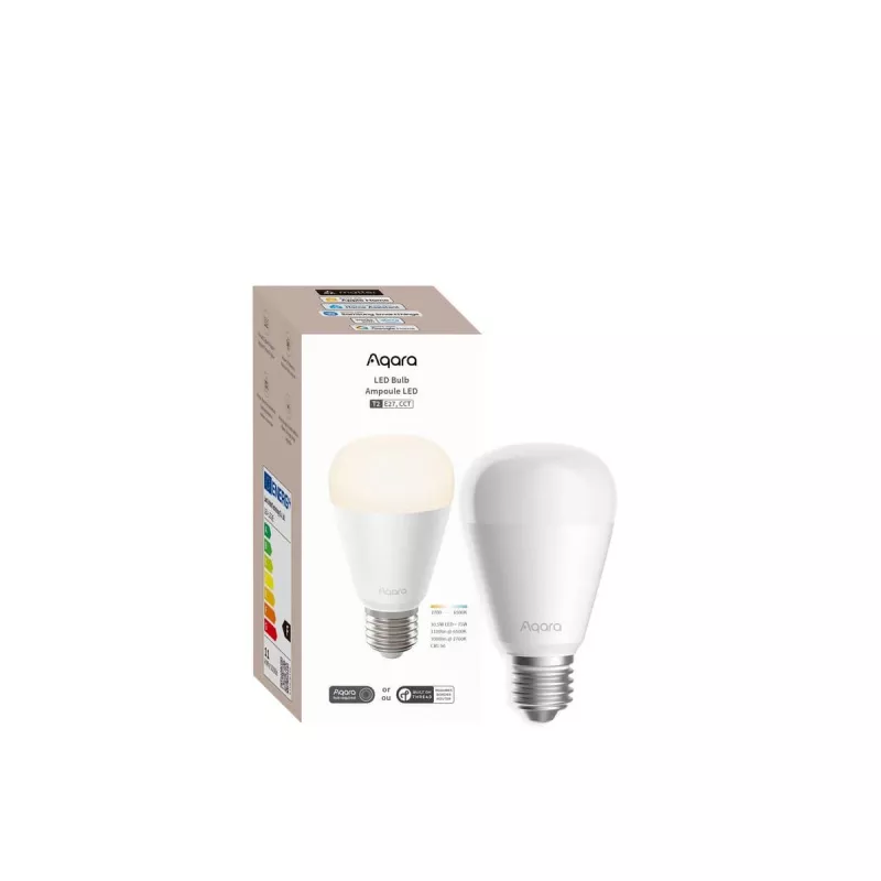 AQARA LED lemputė T2 (E27, CCT) (LB-L02E) – Zigbee ir Thread CCT LED lemputė